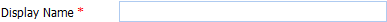 2. Display Name