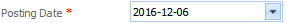 2. Posting Date