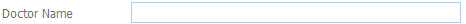 1. Doctor Name