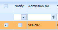5. Select Students