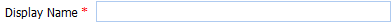 2. Display Name