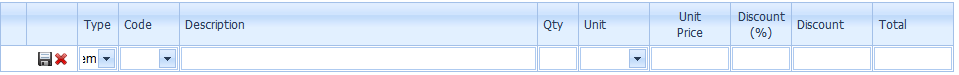 11. Line Item Entries