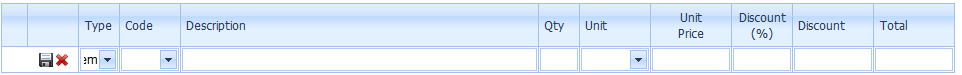 11. Line Item Entries