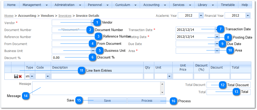 Invoice Details