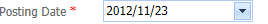 2. Posting Date