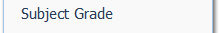 3. Subject Grade